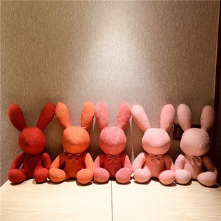 ✦ぁCreative personality rabbit plush doll ornaments shake sound Net Red Girl car cute doll furniture
