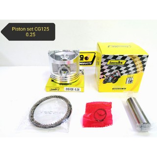 AAA piston kit set for CG125 std/ 0.25