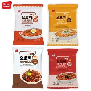 【New product】☫Yopokki Rice Cake Tteokbokki 120/240g Cheese, Onion Butter, Sweet & Hot Spicy, Jjajang