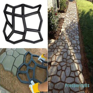 ♪ Path Maker Mold Reusable Concrete Cement Stone Design Paver Walk Mould Reusable
