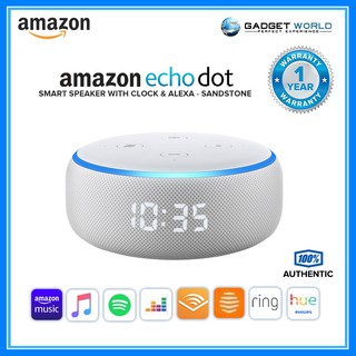 Amazon Echo Dot (3rd Gen) - Smart speaker with clock and Alexa - Sandstone