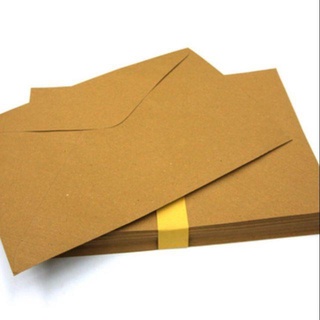 Letters & Envelopes◇◇✤Documentary Brown Long Envelope 50pieces in a pack