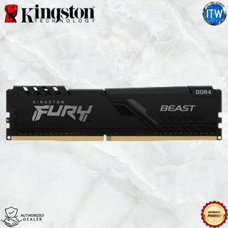 ∋Kingston Fury Beast Memory | 8GB | 3200MHz | DDR4 | CL16 | Black (KF432C16BB/8)
