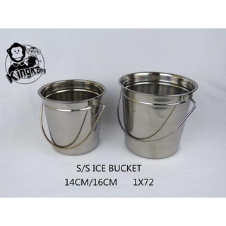 ◊555 Stainless Steel Ice Bucket Wine Beer Cooler Champagne Cooler spoon and fork heaterbasins