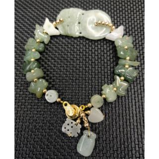 Pure Jade: Money Rolling & Zodiac Lucky Bracelet