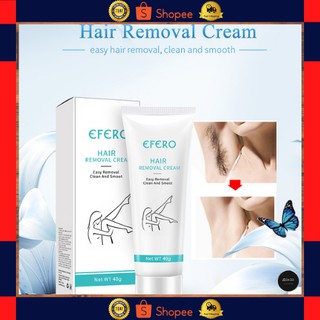 Efero Painless Hair Removal Cream Armpit Arms Legs Easy Hair Removing Cream 40g (4)