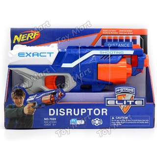 【Spot goods】△✼NEW NERF Elite Disruptor Soft Bullet Blaster Gun with 8 Bullets Play Set (1)