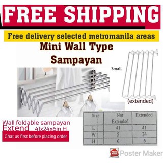 Mini Type Wall Sampayan Freeship Metro Manila