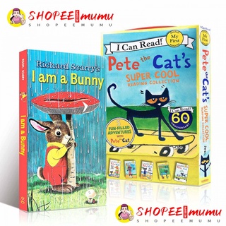 English Picture Book Award I Am a Bunny+pete cat Two Sets of Preschool Children's Educational Books