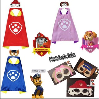 NK kids cape for kids with mask,(Chase,Marshall,Skye)