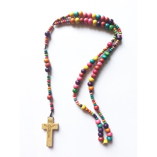 1 Pc. Wooden Bead Rosary (2)
