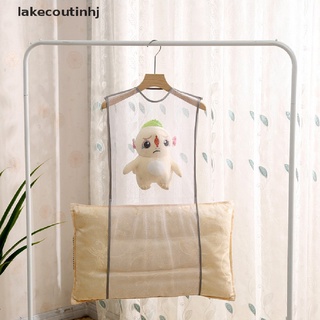 {lakecoutinhj} Drying Windproof Rack Mesh Print Pillow Toy Sun Drying Net Bag Hanging Rack hye