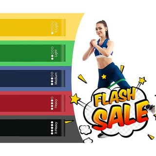 5Pcs Booty bands, Yoga bands Gym Fitness Resistance Band Exercise Elastic Band Durable