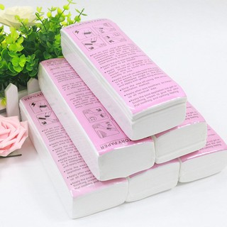 ❤100pcs Disposable Hair Removal Wax Strips Depilatory Paper (5)