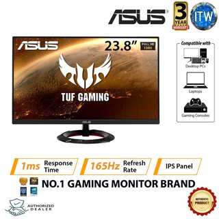 ASUS TUF GAMING VG249Q1R 23.8 inch Full HD IPS 165hz 1ms FreeSync Gaming Monitor