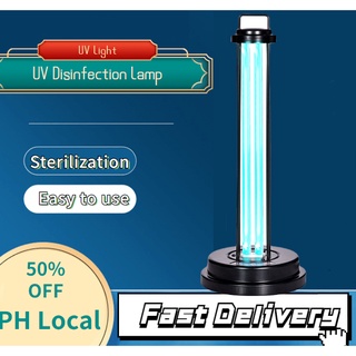 UV Light Sanitizer Lamp 38W/40W With Remote Ozone Ultraviolet Germicidal UV Disinfection Lamp
