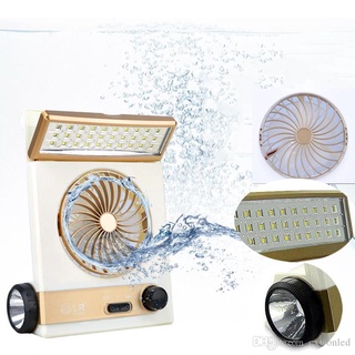 Original Solar Power Mini Fan with Led Table Lamp & Led Flashlight Mini Solar Light USB (6)