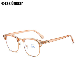 Unisex Vintage Anti Radiation Eyeglass Anti-blue and Anti-fatigue Glasses Replaceable Lens (6)