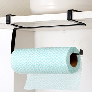Kitchen Tissue Holder Hanging Bathroom Toilet Roll Paper Holder Towel Rack (1)
