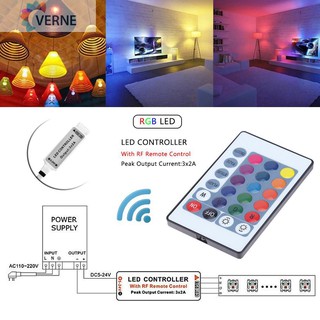 UEBTECH 5-24V 24 Keys IR Wireless RGB Controller Remote Controller for LED Strip (2)