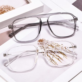 Glasses Frame anti radiation glasses Korean Big Frame Anti Blue Light Glasses Transparent Specs Eyeglasses