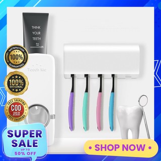 High Quality Automatic toothpaste dispenser toothbrush holder sets toothbrush family sets bathroom a