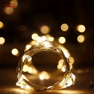 HW Copper Wire LED String Lamp Fairy lights For Christmas New Year Wedding Decoration