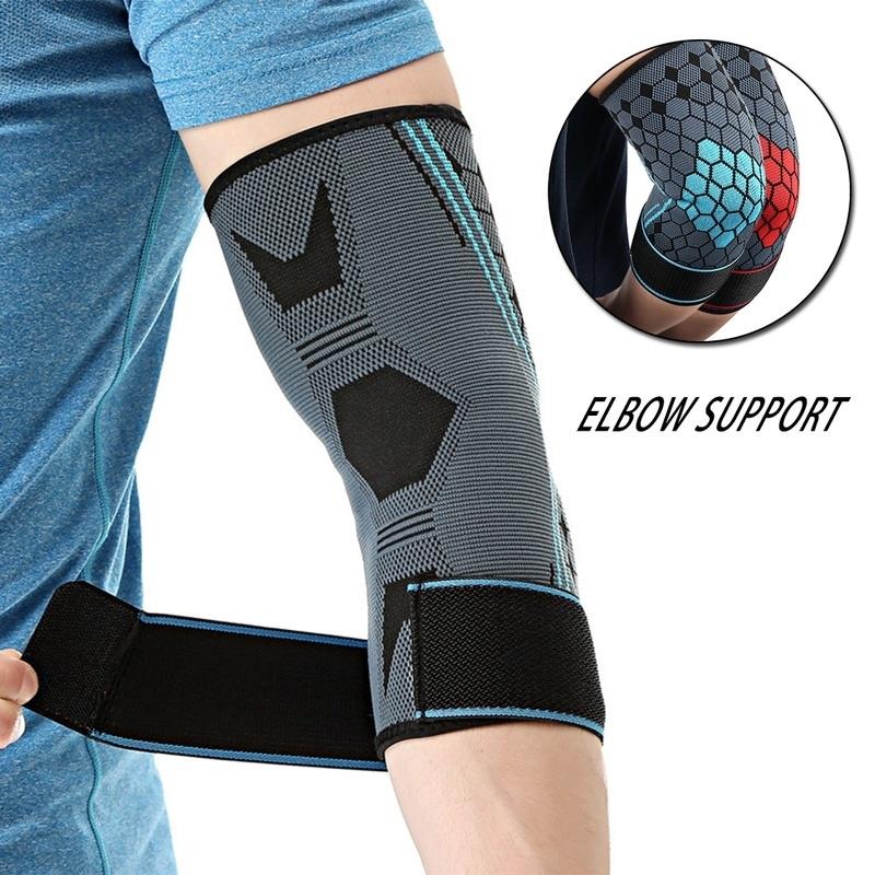 Durable Adjustable Nylon Tennis Elbow Support Strap Forearm Protector Pain Relief