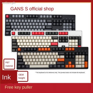 store best selller keycaps：GANSS cheese green earl red large carbon chalk gray white Dolch blue orange PBT laser side engraved apple keycap