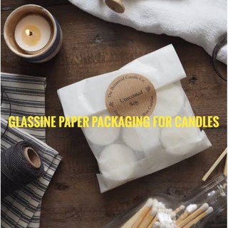 50 100 pcs GLASSINE PAPER GREASEPROOF PAPER FOOD AND NON FOOD PACKAGING WRAPPER (3)