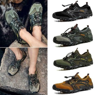 【HOT SALE】Spot Men Hiking Shoes Climbing Waterproof Outdoor Trekking Leather Sport Mountain (4)