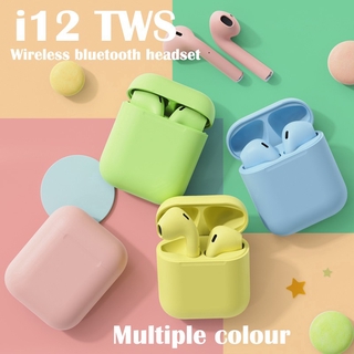 Wireless Bluetooth Headset Macaron Inpods I12 Touch Bluetooth 5.0