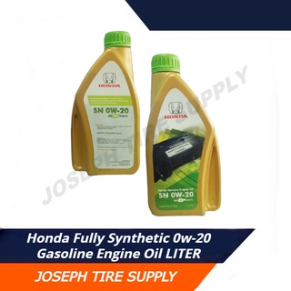[ ]Honda Fully Synthetic 0w-20 Gasoline Engine Oil LITER 5g07