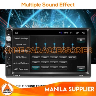 led lightingwaxcar led✟Universal 7 Inch 2Din 2 Din Mirror Link Car Stereo Dual MP5 Multi Media Playe