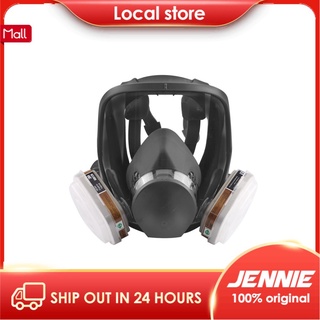 【Ready in Local】 7in1 Full Face Mask Chemical Spray Painting Respirator Vapour Gas Mask For 6800