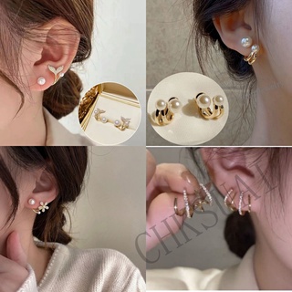 1 Pair 14K Gold-plated Helix Earrings Mini Zircon Hoop Earings for Women Piercing Earring Set Cubic Zirconia Cartilage Earing Stud