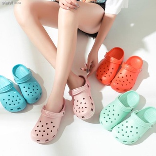 ✉JYs. Ladies Plain Clogs Cute Crocs-like Light Sandals #CC490 (Add one size)