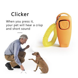 Pet Training Clicker, Dog Clicker Bird Training Whistle 2in1