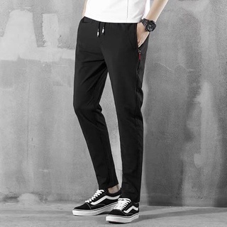 ❒Pants Korean Fashion Men’s jogger ice silk swaterproof three color with zipper pants for men (8)