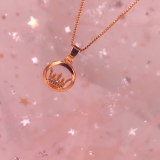 【YH】10k rose gold plated fashion pendant necklace (3)