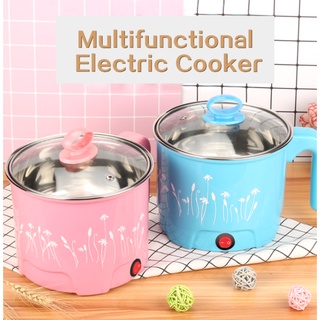 1.8L Double Layer Multifunctional Non-Stick Electric Steamer Rice Cooker Frying Pan Cooking Pot
