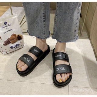 （Spot Goods）NEW summer two strap rubber cool slippers women shoes q2aV
