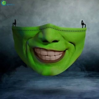 【fast delivery】Halloween mask funny scary fashion washable reusable face mask joyfeel