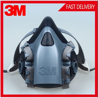 3M 7501 7502 7503 Gas Mask silicon half-face dust mask Half Face Painting Spraying Respirator Chemcial Safety Work (1)