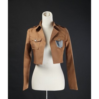 Shingeki No Kyojin Cosplay SNK Attack On Titan Military Scout Regiment Brown Jacket for Adults
