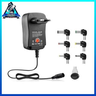 【Ready Stock】Universal adjustable Voltage 3-12V 12W 1.2A AC/DC Power Supply Adaptor Plug Charger Adaptor with 6 replacement Plugs