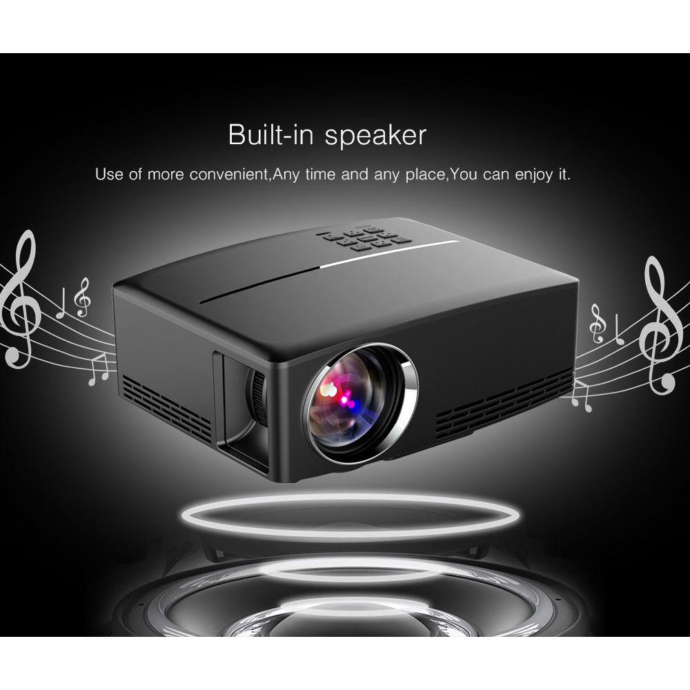 【best selling】4K LED 3D HD 1080P Home Theater LCD Cinema Mini Projector (6)