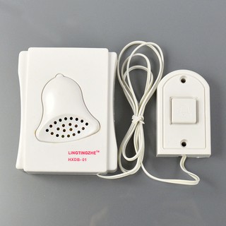 High Quality 88cm White Wired Doorbell School Hospital Laboratory Ring Bell 85db White Door Bell 2JA