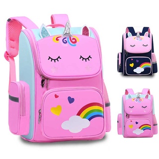 Cute Unicorn Schoolbag Backpack Large Capacity Waterproof Girl Kids bag Bagpack Student Shoulder Bag