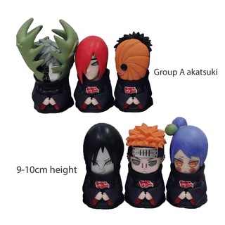 Naruto akatsuki chibi figures set of 6 A and B Figures